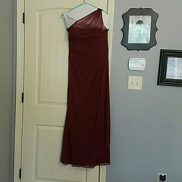 David's Bridal Dresses & Skirts - Wine colored bridesmaid dress